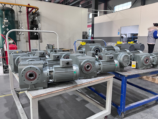 Hộp giảm tốc hộp số xoắn ốc dòng R Giảm tải cao và mô-men xoắn cao
