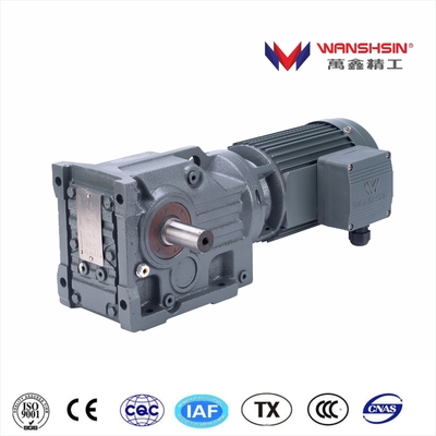 mô-men xoắn cao K Series Hộp bánh răng côn xoắn Hộp số truyền động điện AC Hộp số động cơ bánh răng
