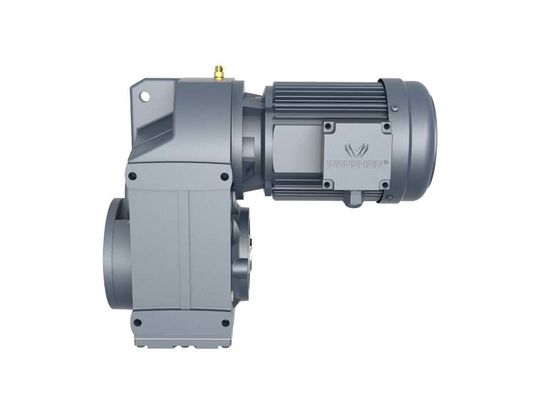 Độ ồn thấp Chân giảm tốc góc phải / Mặt bích lắp cho hộp số tời