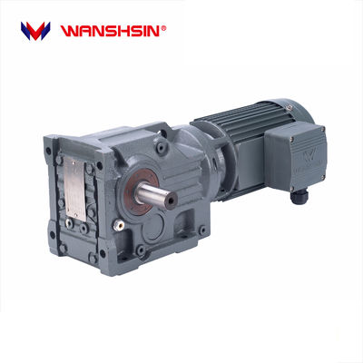 Wanshsin Grey K Series Bộ giảm tốc độ truyền động xoắn ốc Spur Động cơ bánh răng côn điện cho Logistics