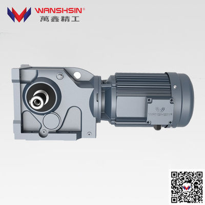 Wanshsin 20CrMnTi Động cơ bánh răng côn xoắn K Series K có chân gắn