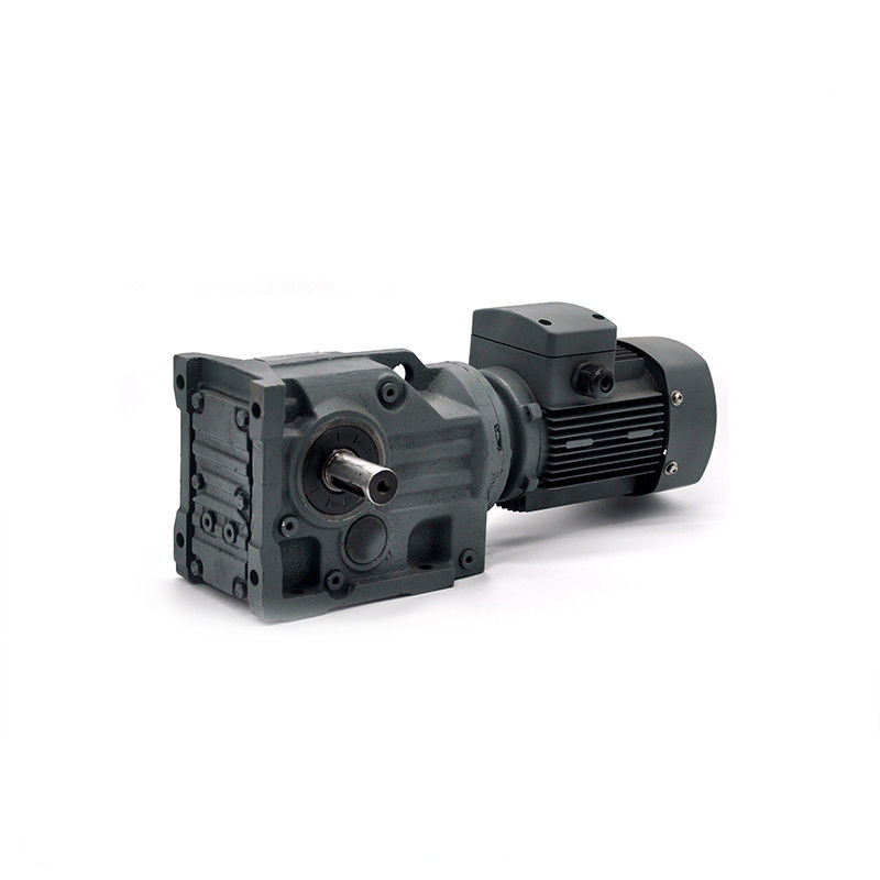 Trục rỗng Tỷ lệ đầu ra 1/5 Hộp số bánh răng côn K Bộ giảm tốc xoắn ốc với chất lượng cao